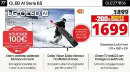 Comet LG OLED Al Serie B5 OLED77B56 offerta