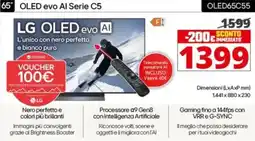 Comet LG OLED evo Al Serie C5 OLED65C55 offerta