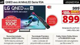 Comet LG QNED evo Al MiniLED Serie 93A 65QNED93A offerta