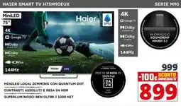 Comet HAIER SMART TV H75M90EUX SERIE M90 offerta