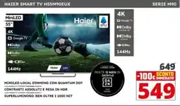 Comet HAIER SMART TV H55M90EUX SERIE M90 offerta