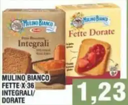 Bitar Mulino bianco fette x 36 integrali/ dorate offerta