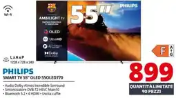 Comet PHILIPS SMART TV 55" OLED 550LED770 offerta