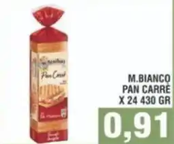 Bitar M.bianco pan carre offerta