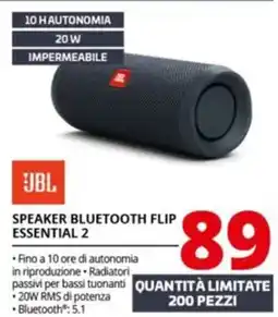 Comet Jbl speaker bluetooth flip essential 2 offerta