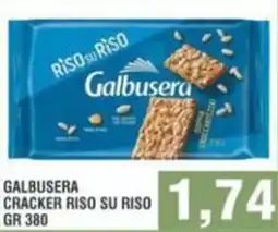 Bitar Galbusera cracker riso su riso offerta