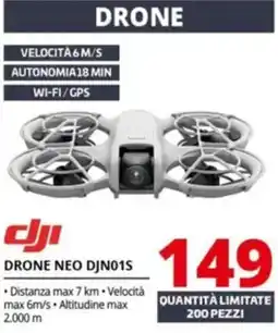 Comet Dji drone neo DJN01S offerta