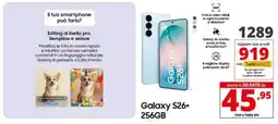 Comet SAMSUNG Galaxy S26+ 256GB offerta
