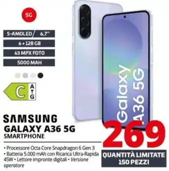 SAMSUNG GALAXY A36 5G SMARTPHONE