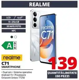 Comet realme C71 SMARTPHONE offerta