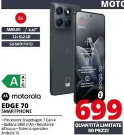 Comet Motorola edge 70 offerta