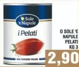 Bitar O sole 'e napule pelati offerta