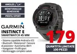 Comet Garmin instinct e smartwatch 45 mm offerta