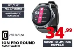 Comet Cellularline ion pro round smartwatch offerta