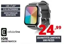 Comet Cellularline ion smartwatch offerta