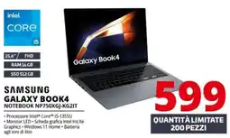 Comet SAMSUNG GALAXY BOOK4 NOTEBOOK NP750XGJ-KG2IT offerta