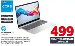 Comet hp NOTEBOOK 15 15-FD00 offerta