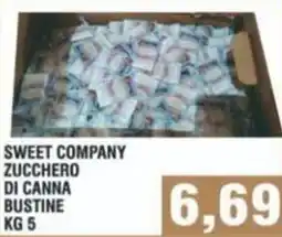 Bitar Sweet company zucchero di canna bustine offerta