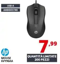 Comet hp MOUSE 6VY96AA offerta
