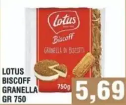 Bitar Lotus biscoff granella offerta