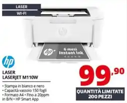 Comet hp LASER LASERJET M110W offerta