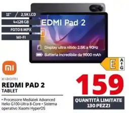 Comet Xiaomi redmi pad 2 tablet offerta