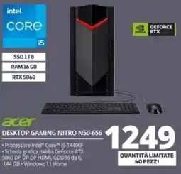 Comet acer DESKTOP GAMING NITRO N50-656 offerta