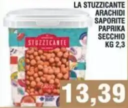 Bitar La stuzzicante arachidi saporite paprika secchio offerta