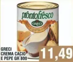 Bitar Greci crema cacio e pepe offerta