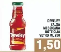 Bitar Develey salsa messicana bottiglia vetro offerta