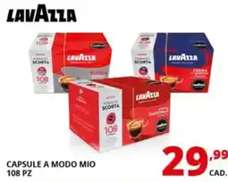 Comet Lavazza capsule a modo mio offerta
