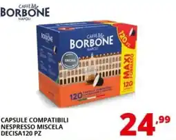 Comet Caffe borbone capsule compatibili nespresso miscela decisa offerta