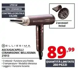 Comet Asciugacapelli ceramisonic bellissima 21013 offerta