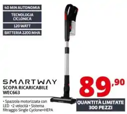 Comet SMARTWAY SCOPA RICARICABILE WEC663 offerta