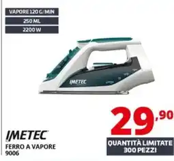 Comet Imetec ferro a vapore 9006 offerta