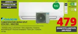 Comet DAIKIN CLIMATIZZATORE MONO SPLIT ATXC35D+ARXC35D offerta