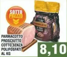 Bitar Parmacotto prosciutto cotto senza polifosfati offerta