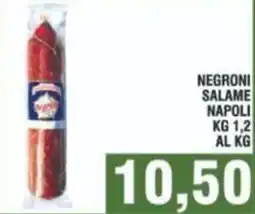 Bitar Negroni salame napoli offerta