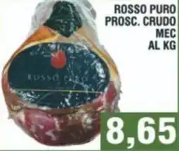 Bitar Rosso puro prosc. crudo mec offerta