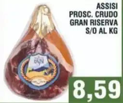 Bitar Assisi prosc. crudo gran riserva s/o offerta