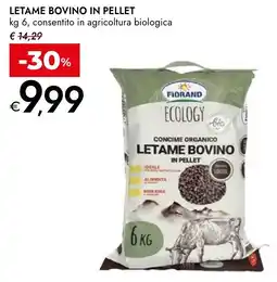 Bennet Fiorand letame bovino in pellet offerta