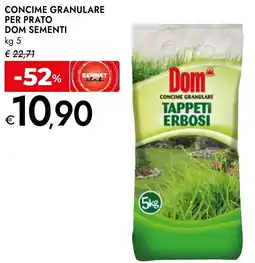 Bennet Concime granulare per prato DOM SEMENTI offerta