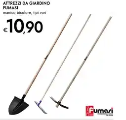 Bennet Attrezzi da giardino fumasi manico bicolore offerta