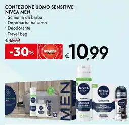 Bennet Confezione uomo sensitive NIVEA MEN offerta