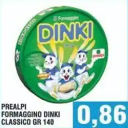 Bitar Prealpi formaggino dinki classico offerta