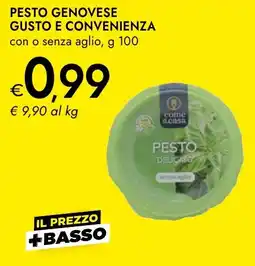 Bennet Pesto genovese gusto e convenienza con o senza aglio offerta