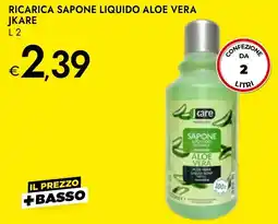 Bennet Ricarica sapone liquido aloe vera JKARE offerta