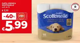 Bennet Scottex carta igienica scottonelle offerta