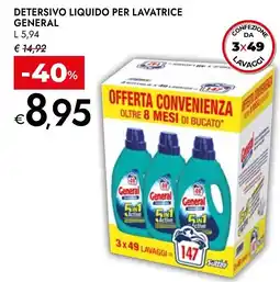Bennet Detersivo liquido per lavatrice GENERAL offerta