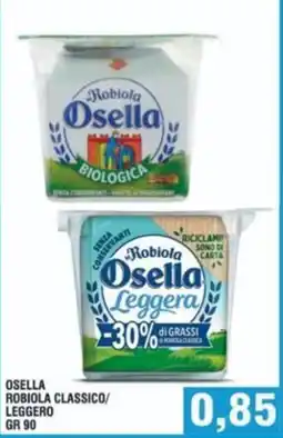 Bitar Osella robiola classico/ leggero offerta